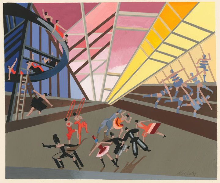 Alexandra Exter – Maquettes de Théatre 10 (1930) von Peter Balan