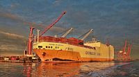Ro/Ro schip Grande Atlantico Amsterdam Amerika haven