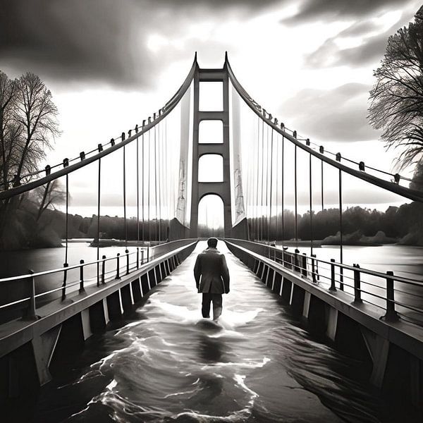 Bridge over troubled water by Gert-Jan Siesling