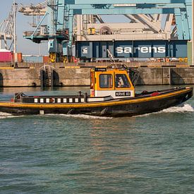 The rowers on the Maasvlakte by scheepskijkerhavenfotografie