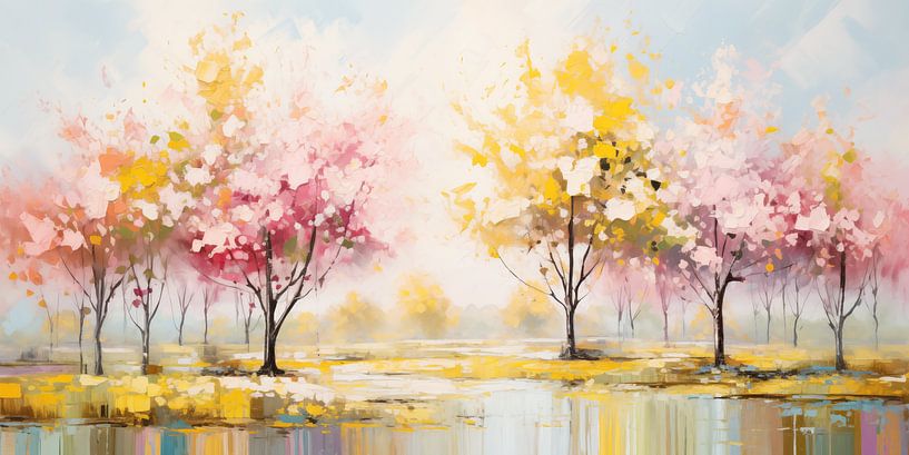 Spring breeze on the waterfront by Emil Husstege