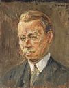 Portret van Erich Hancke - hoofdstudie, MAX LIEBERMANN, 1929 van Atelier Liesjes thumbnail