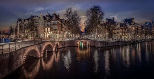 Grachten Amsterdam Panorama