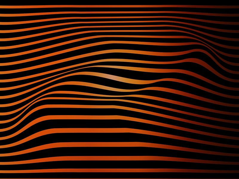 Golden fantasy lines by Hilde Remerie Photography and digital art