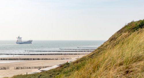 Schip met duinen