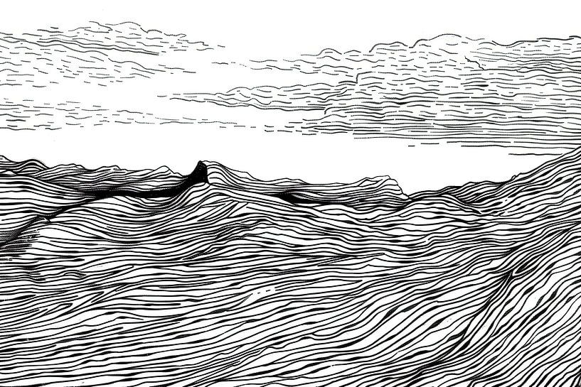 Modern Lines | Modern von ARTEO Gemälde