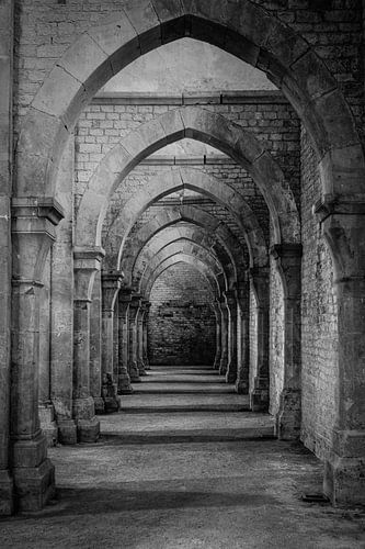 Corridor in old monastery