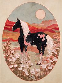 Blumen-Wüstenpferd von IamHome Studio