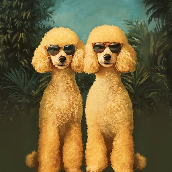 Labradoodles im Dschungel von Lauri Creates
