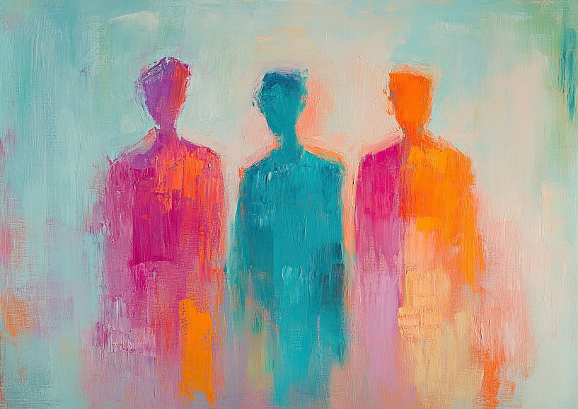 Figure Abstract | Abstract Figure Painting by Art Whims