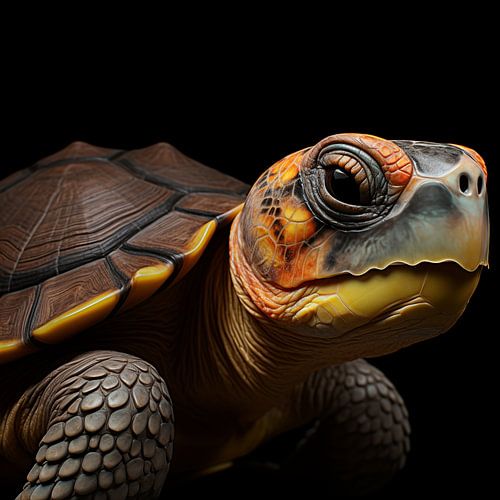 Porträt einer Schildkröte