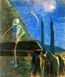 Mikalojus Konstantinas Čiurlionis – Begräbnissinfonie Nr. 5 (Zyklus von 7), 1903 von Atelier Liesjes