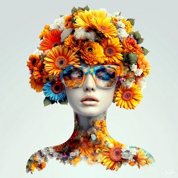 Floral Silence - Petals in Bloom by by Renzo