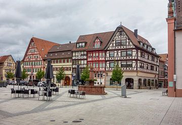 Place du marché à Tauberbischofsheim sur Achim Prill