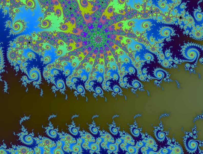 Colorful fractal - Mathematics - Mandelbrot set - Appleman by MPfoto71