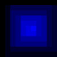 Outside in (blue)