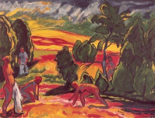 Max Pechstein - Zomerdag, 1911