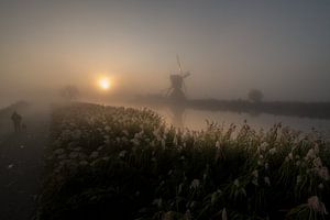 Moulin à Kinderdijk sur Moetwil en van Dijk - Fotografie