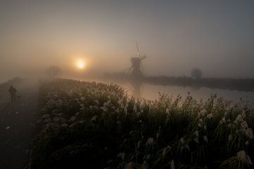 Mill at Kinderdijk by Moetwil en van Dijk - Fotografie