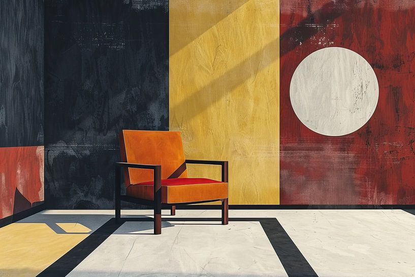 Stoel Contrast | Circle of Solitude in Colors van Modern Collection
