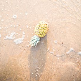 Reisefotografie - tropisches Foto - Ananas - Sommerfrucht von Robin Polderman