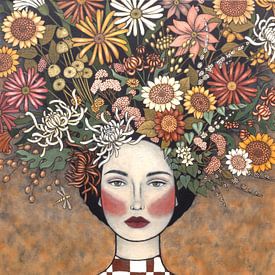 Flowers on my mind (no.2023-03) by Kris Stuurop