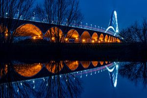 Stadtbrücke De Oversteek Nijmegen von Henk Kersten