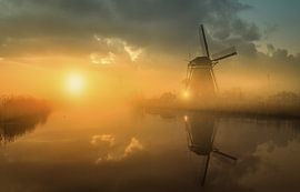 Kinderdijk von Herman van den Berge