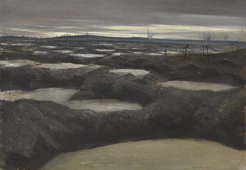 Christopher Nevinson, Na een duw, 1918