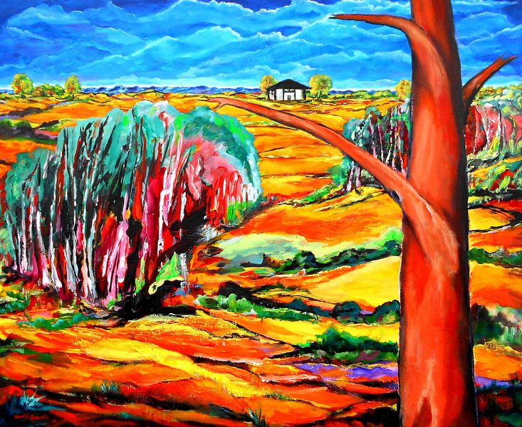 Sommerlandschaft by Eberhard Schmidt-Dranske