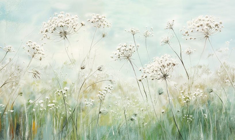 Whistlewort green aqua by Bianca ter Riet