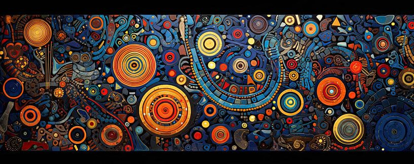 Line by Abstract Painting