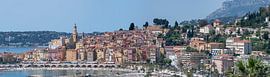 Panorama über Menton