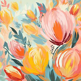 Tulip field by Liv ter Riet