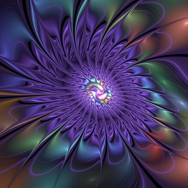 Abstrakte Blume von gabiw Art