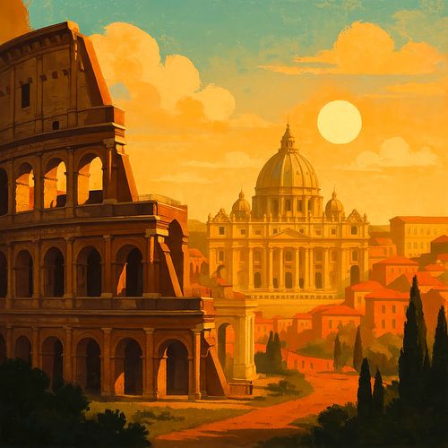 Rome bij Gouden Dageraad