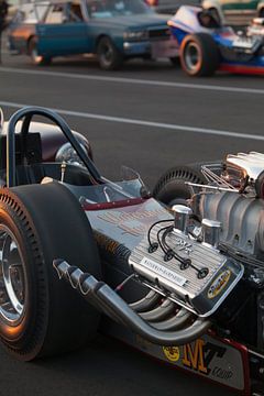 Vintage top fuel dragster - Famoso Raceway van Maurice van den Tillaard