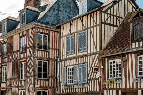 Pont-Audemer in Frankrijk: vakwerkhuizen in het hart van Normandië