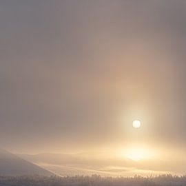 Morning fog on Iceland in winter by Andreas Hackl