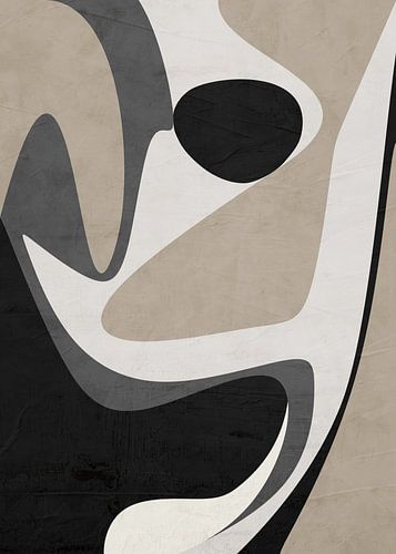Abstraction géométrique organique moderne