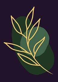 Elegante botanische Strichzeichnungen von Art Kingdom