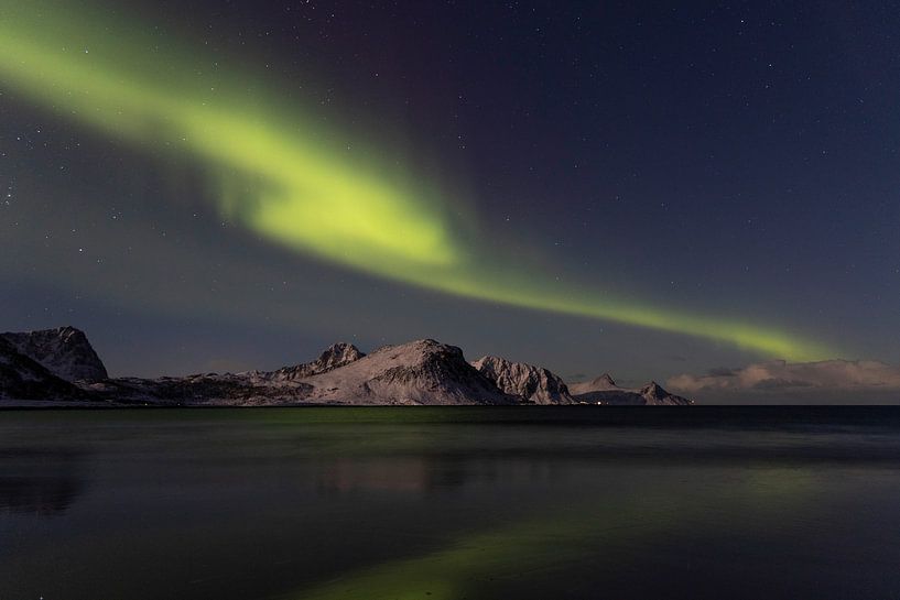 Northern lights on the Lofoten Islands by Danielle Kramer