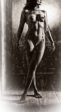 Naakte vrouw staande pose van The Photo Artist