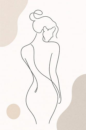 Quiet Elegance – Minimalist Figure Drawing