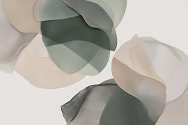 Abstracte lagen in natuurtinten van Imperial Art House