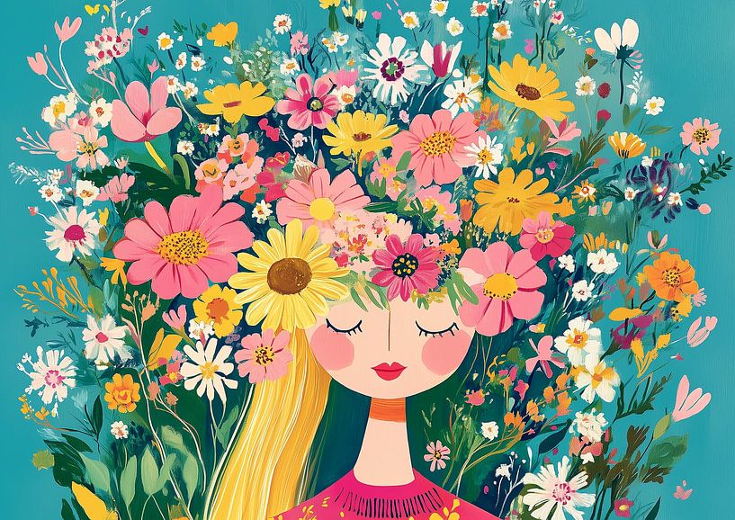 Blüte in der Stille von Bianca ter Riet
