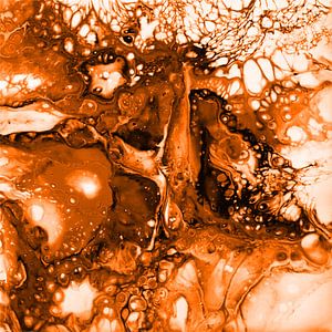 Rotes Universum in Orange