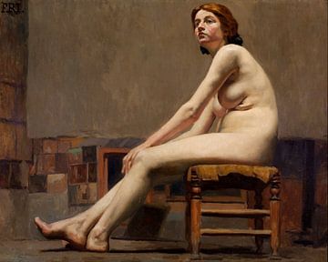 Dario Villares Barbosa, Studie van vrouwelijk naakt, ca 1905