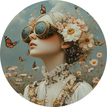 Bloemen Vrouw van Blikvanger Schilderijen