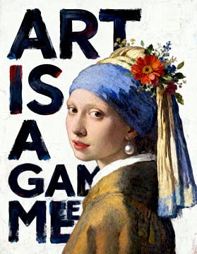 The Girl with the Pearl Earring Pop Painting